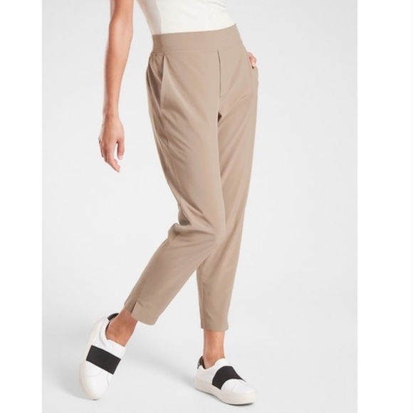 Athleta Brooklyn Ankle Pant Brownstone Beige - Picture 2 of 10